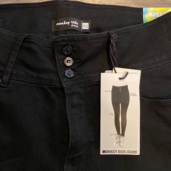 Black Denim Jeans - Picture 3 of 4